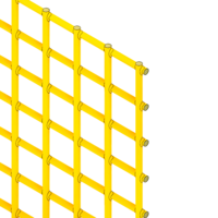 MODULAR SOLUTIONS MESH&lt;br&gt;1&#39;&#39; X 4&#39; X 8&#39;, YELLOW